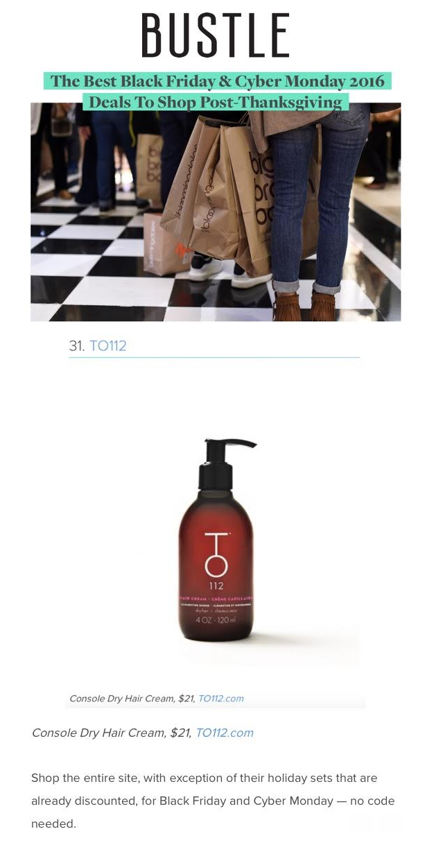 Bustle TO112 Ultimate Hair Cream