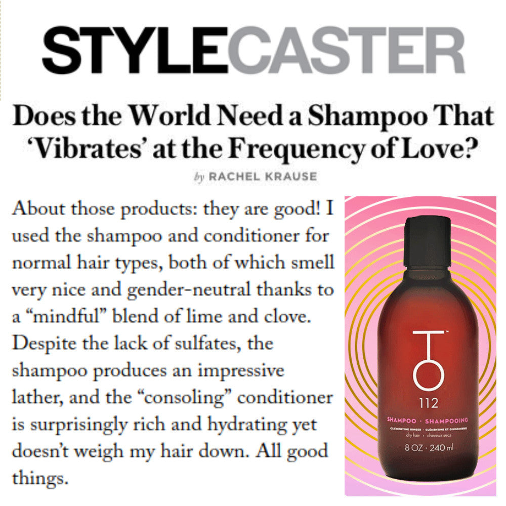 Style Caster TO112 shampoo vibrates love frequency