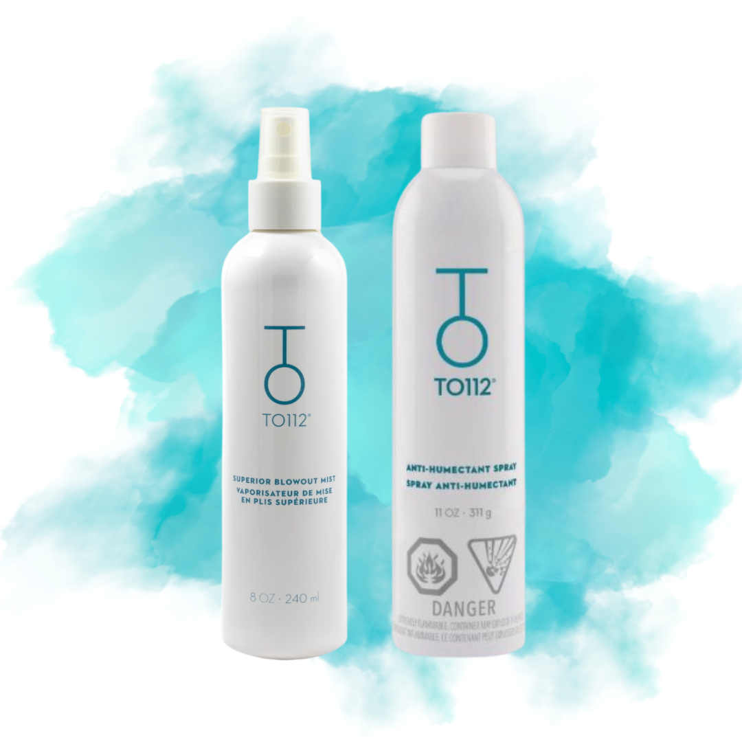 Superior Blowout Mist and Anti-Humectant Spray—a luxe little duo that kicks frizz to the curb and seals in serious shine. Your blowout's new best friends for that glass-hair effect that defies humidity.